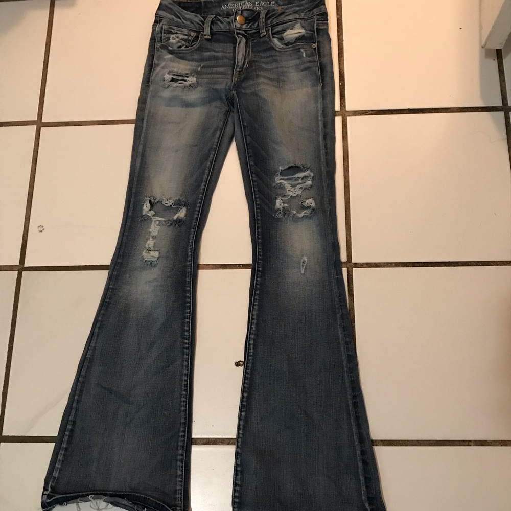 American eagle flared jeans